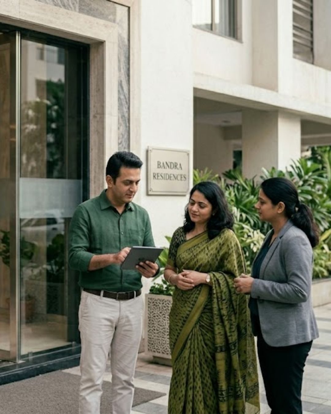Keyhold team coordinating at a Bandra property