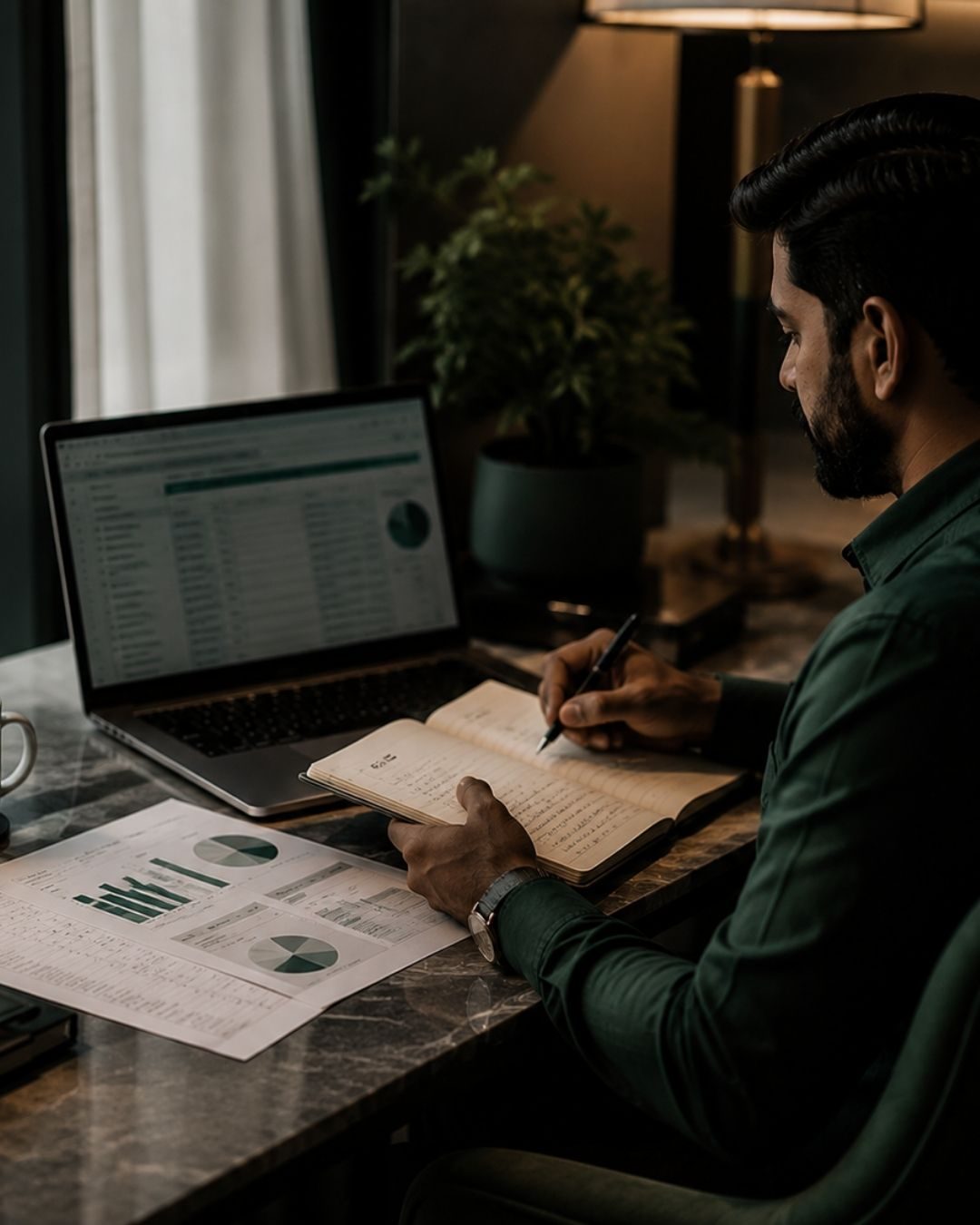 Monthly property update note being prepared